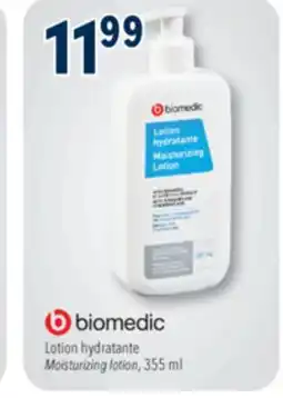 Familiprix BIOMEDIC Lotion hydratante Moisturizing lotion, 355 ml offer
