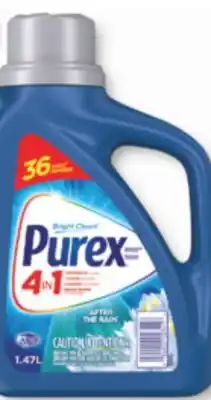 Familiprix PUREX, Laundry detergent, 1,47 or LYSOL, Selected cleaning products offer