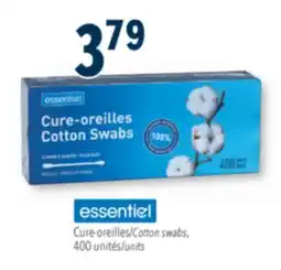 Familiprix ESSENTIEL, Cotton swabs, 400 units offer