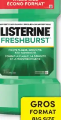 Familiprix LISTERINE Selected mouthwashes offer