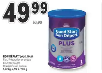 Familiprix GOOD START Powdered infant formula, 1,02 kg offer