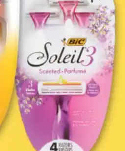 Familiprix BIC, Selected disposable razors offer