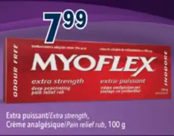 Familiprix MYOFLEX, Extra puissant/Extra strength, Crème analgésique/Pain relief rub, 100 g offer