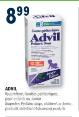 Familiprix ADVIL, Ibuprofène/Ibuprofen, 200 mg, 144 capsules ou/or 250 comprimés/tablets offer