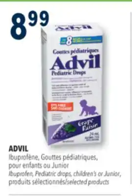 Familiprix ADVIL, Ibuprofène/Ibuprofen, 200 mg, 144 capsules ou/or 250 comprimés/tablets offer
