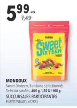 Familiprix MONDOUX, Sweet Sixteen, Bonbons Selected candies, 1 kg offer