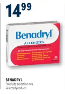 Familiprix BENADRYL Selected products offer