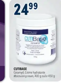Familiprix CUTIBase, Ceramyd, Crème hydratante/Moisturizing cream, 400 g ou/or 450 g offer