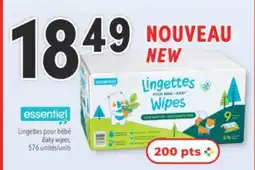 Familiprix ESSENTIEL, Baby wipes, 576 units offer
