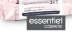 Familiprix ESSENTIEL COSMETIK Rose water 3 in 1 Make-up remover wipes, 2 x 25 units offer