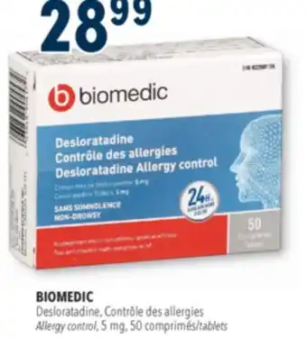 Familiprix BIOMEDIC, Allergy control, 5 mg, 50 tablets offer