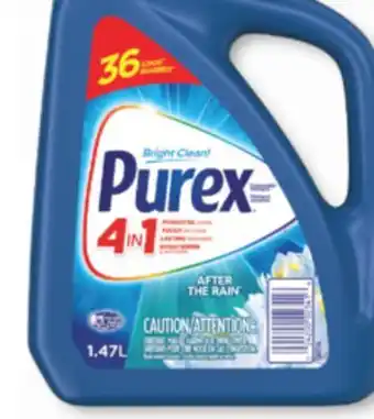 Familiprix PUREX, Laundry detergent, 1,47 litre Selected cleaning products offer