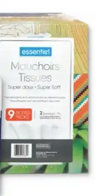 Familiprix ESSENTIEL Bathroom tissue, 9 packs or Ultra, Paper towels, 6 rolls offer
