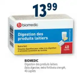 Familiprix BIOMEDIC, Dairy digestive, extra fort/extra strength, 40 caplets offer