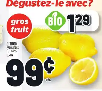 Metro CITRON | LEMON offer