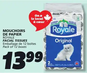 IGA ROYALE FACIAL TISSUES offer