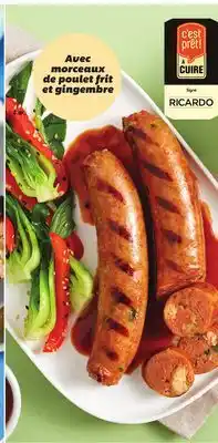 IGA C'EST PRÊT! À CUIRE FRESH SAUSAGES offer