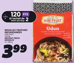 IGA KIM PHAT UDON INSTANT FRESH NOODLES offer
