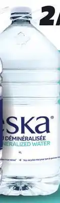 IGA ESKA NATURAL SPRING WATER OR DEMINERALIZED WATER offer