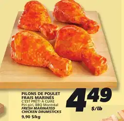 IGA FRESH MARINATED CHICKEN DRUMSTICKS offer