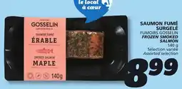 IGA FUMOIRS GOSSELIN FROZEN SMOKED SALMON offer