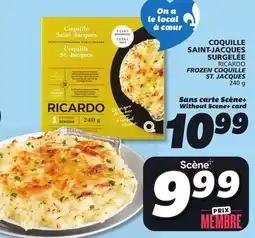 IGA RICARDO FROZEN COQUILLE ST. JACQUES offer