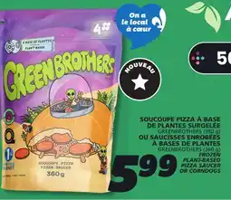 IGA GREENBROTHERS PLANT-BASED PIZZA SAUCER offer