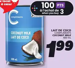 IGA COMPLIMENTS COCONUT MILK offer