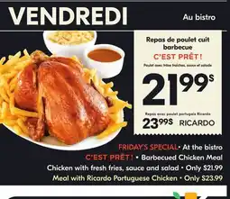 IGA C'EST PRÊT ! • Barbecued Chicken Meal offer