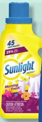 IGA SUNLIGHT LAUDRY DETERGENT offer