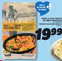IGA LA FISHERIE FROZEN SEAFOOD PAELLA offer