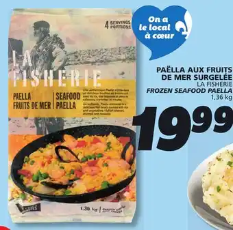 IGA LA FISHERIE FROZEN SEAFOOD PAELLA offer