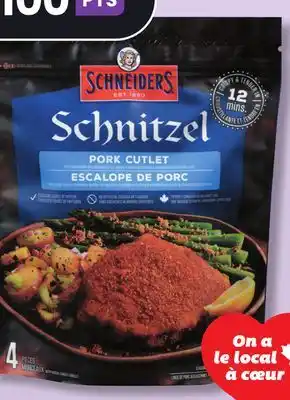 IGA SCHNEIDERS FROZEN BREADED CHICKEN BREAST CUTLETS offer