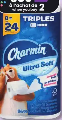 IGA CHARMIN (8 roul.) PAPER TOWELS OR BATHROOM TISSUE offer