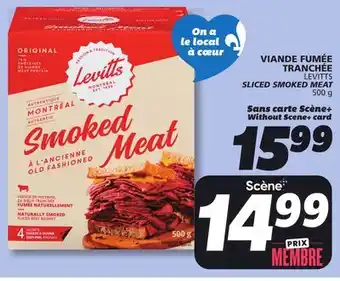 IGA LEVITTS SLICED SMOKED MEAT offer