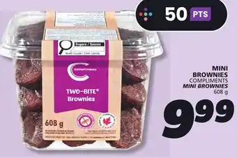 IGA COMPLIMENTS MINI BROWNIES offer