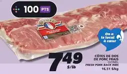 IGA OLYMEL FRESH PORK BACK RIBS offer