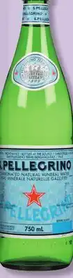 IGA S. PELLEGRINO (750 mL or 1 L) CARBONATED SPRING WATER offer