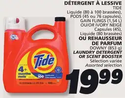 IGA TIDE LAUNDRY DETERGENT OR SCENT BOOSTER offer