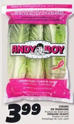 IGA ROMAINE HEARTS offer