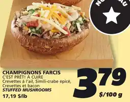 IGA C'EST PRÊT! À CUIRE STUFFED MUSHROOMS offer