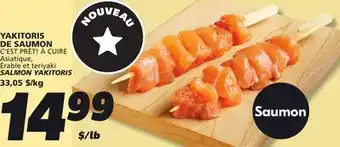 IGA C'EST PRÊT! À CUIRE SALMON YAKITORIS offer