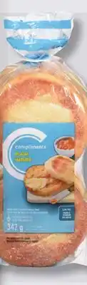 IGA COMPLIMENTS ENGLISH MUFFINS offer