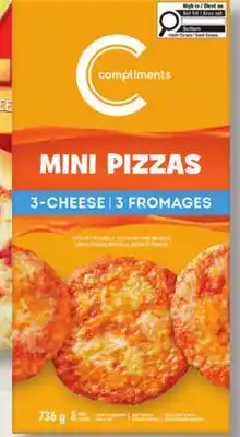 IGA COMPLIMENTS FROZEN PIZZA offer