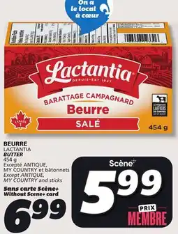 IGA LACTANTIA BUTTER 454 g offer