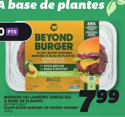 IGA BEYOND MEAT PLANT-BASED BURGERS OR FROZEN TENDERS offer