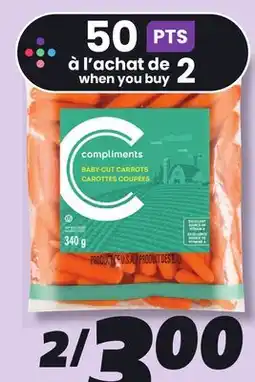 IGA COMPLIMENTS BABY-CUT CARROTS offer