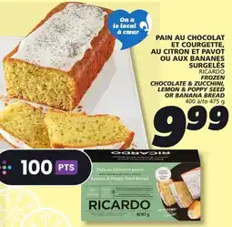 IGA FROZEN CHOCOLATE & ZUCCHINI, LEMON & POPPY SEED OR BANANA BREAD offer