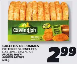 IGA LES FERMES CAVENDISH FROZEN HASH BROWN PATTIES offer