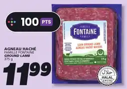 IGA FAMILLE FONTAINE GROUND LAMB offer